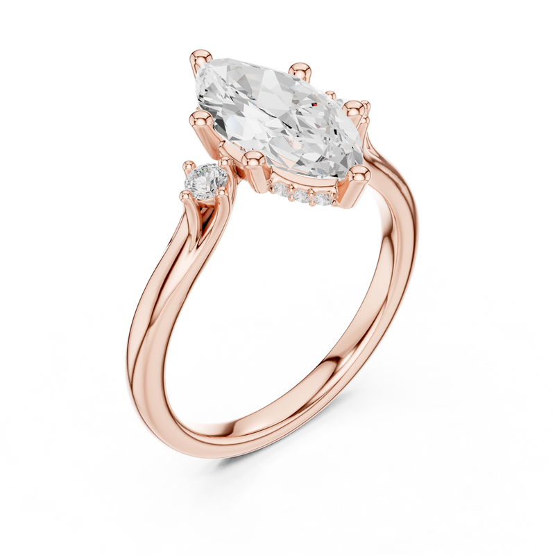 Ladies Ring DDLR-972 - Rose Gold - Image