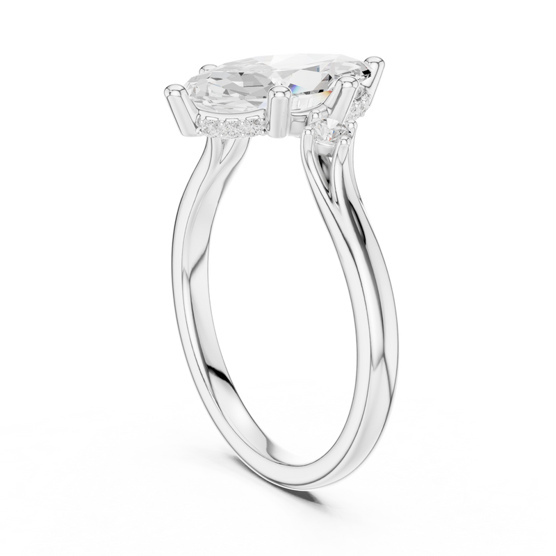 Ladies Ring DDLR-972 - White Gold - Image
