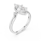 Ladies Ring DDLR-972 - White Gold - Image