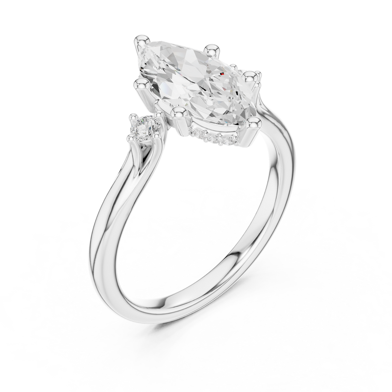 Ladies Ring DDLR-972 - White Gold - Image