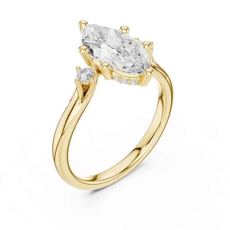 Ladies Ring DDLR-972 - Yellow Gold - Image