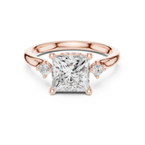 Ladies Ring DDLR-973@7 - Rose Gold - Image