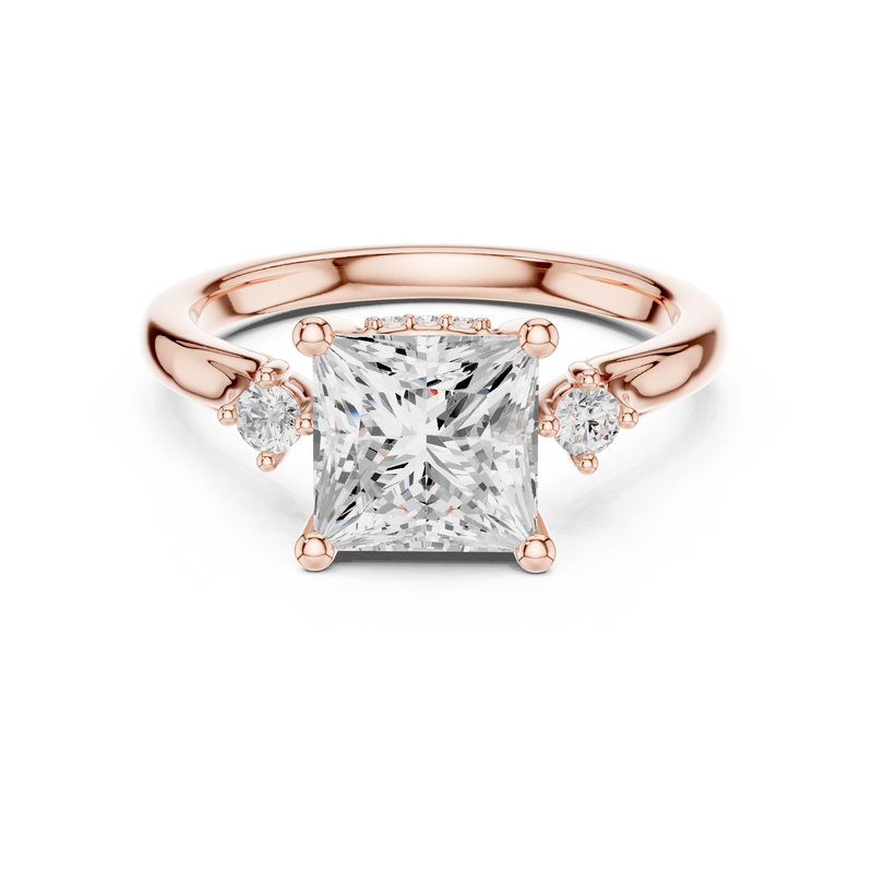 Ladies Ring DDLR-973@7 - Rose Gold - Image