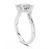 Ladies Ring DDLR-973@7 - White Gold - Image