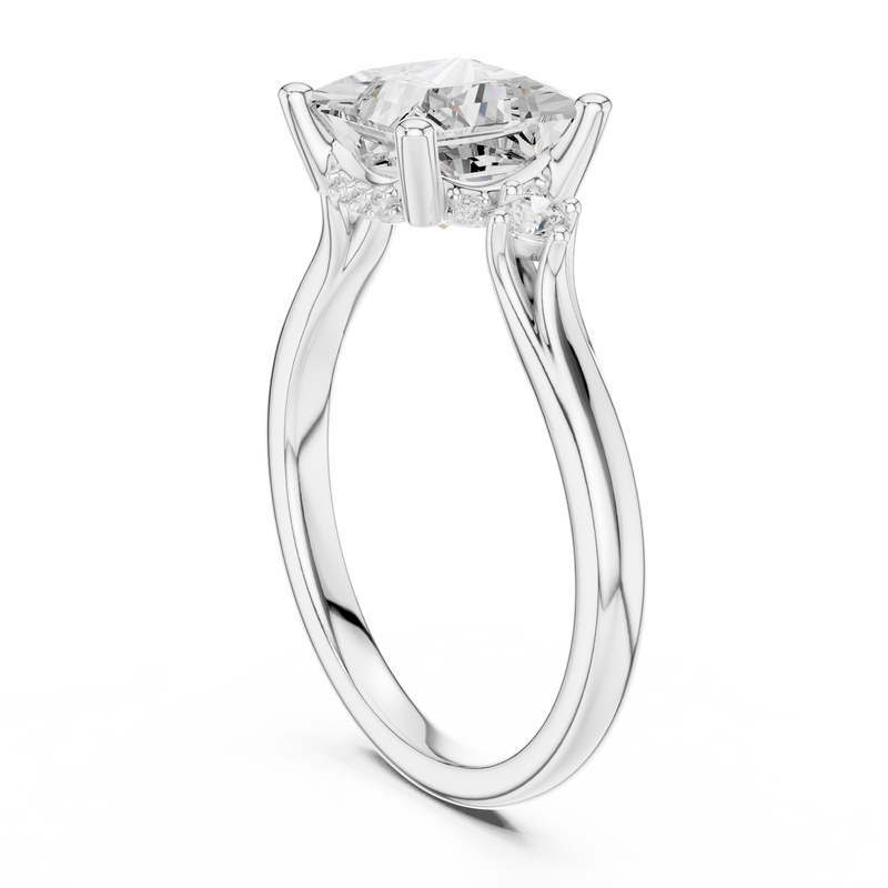 Ladies Ring DDLR-973@7 - White Gold - Image