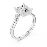 Ladies Ring DDLR-973@7 - White Gold - Image