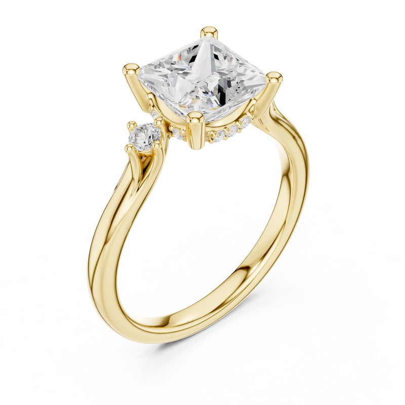 Ladies Ring DDLR-973@7 - Yellow Gold - Image