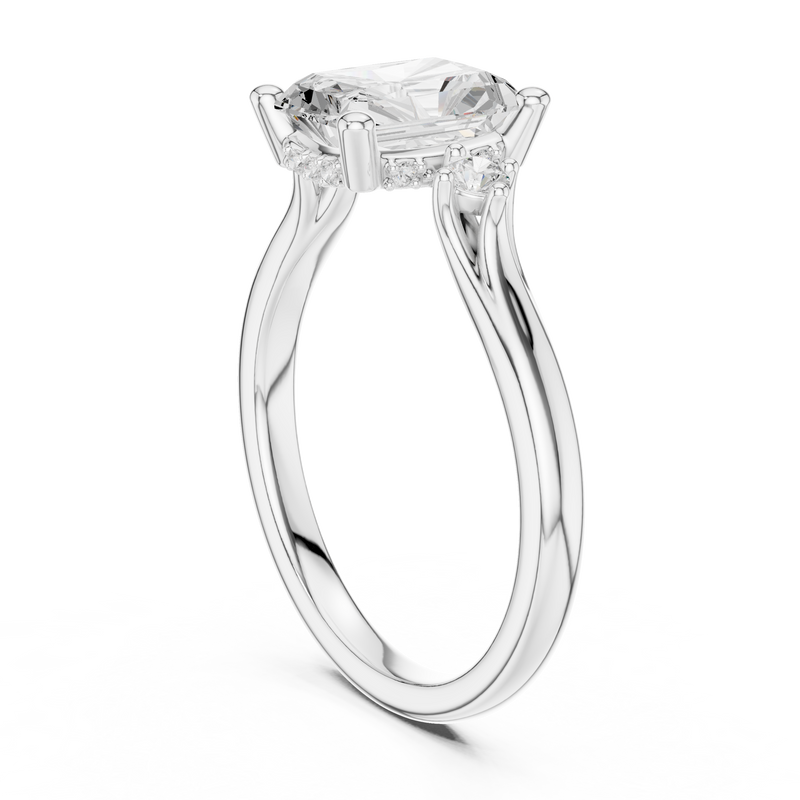 Ladies Ring DDLR-974@7 - White Gold - Image