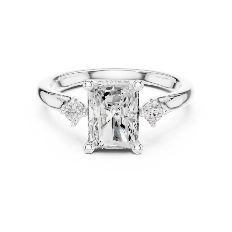 Ladies Ring DDLR-974@7 - White Gold - Image