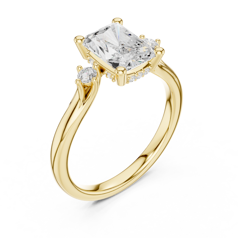 Ladies Ring DDLR-974@7 - Yellow Gold - Image