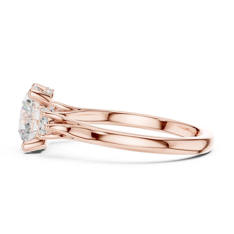 Ladies Ring DDLR-975@7 - Rose Gold - Image