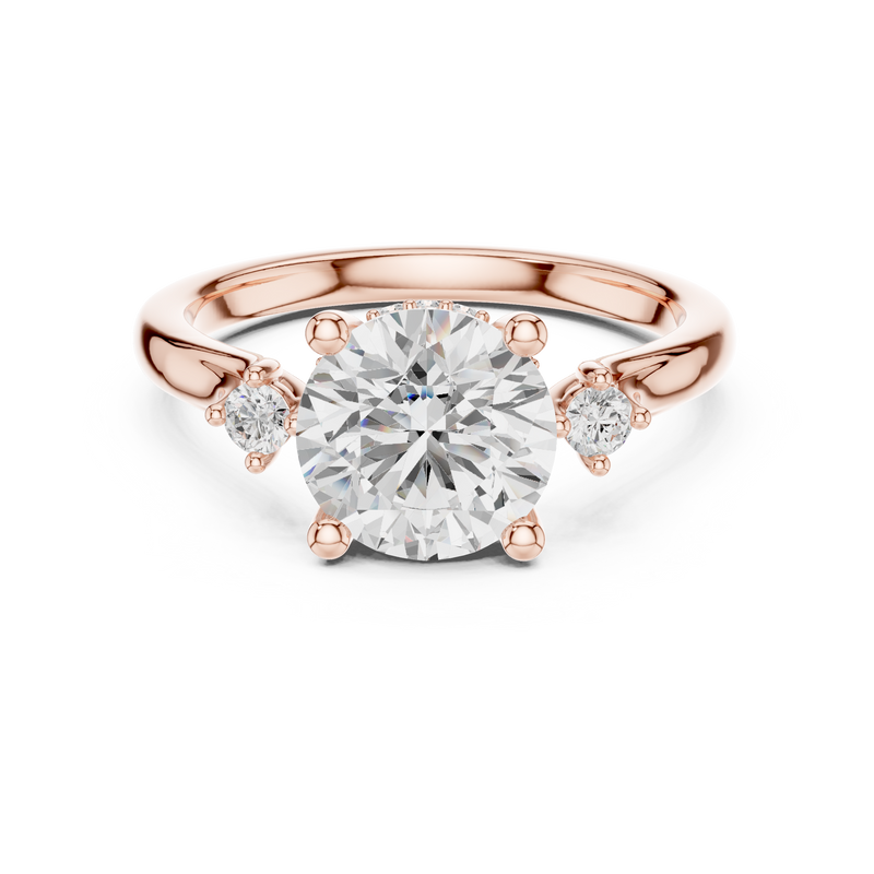 Ladies Ring DDLR-975@7 - Rose Gold - Image