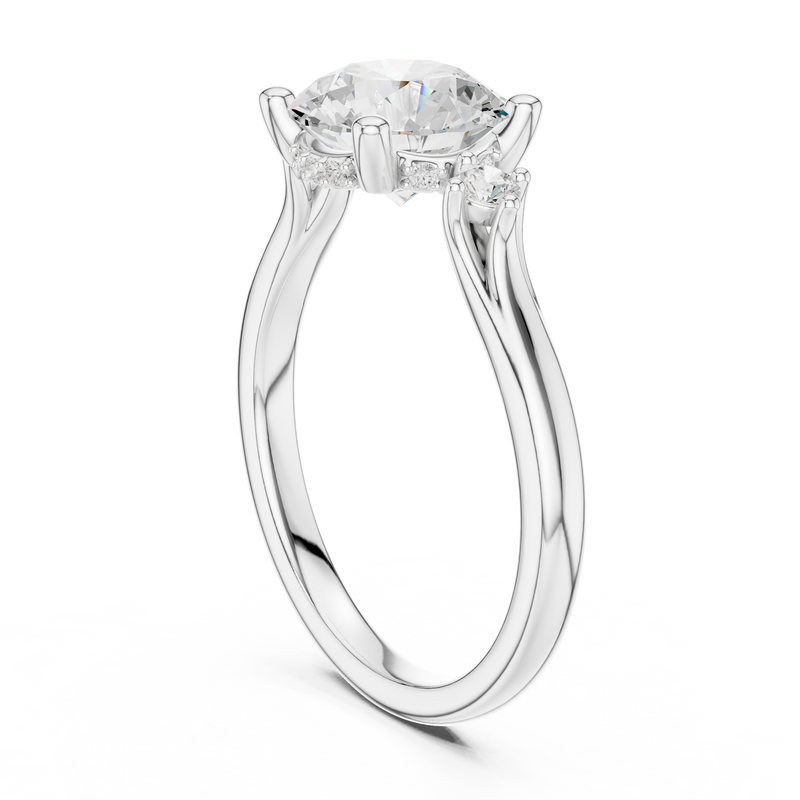 Ladies Ring DDLR-975@7 - White Gold - Image