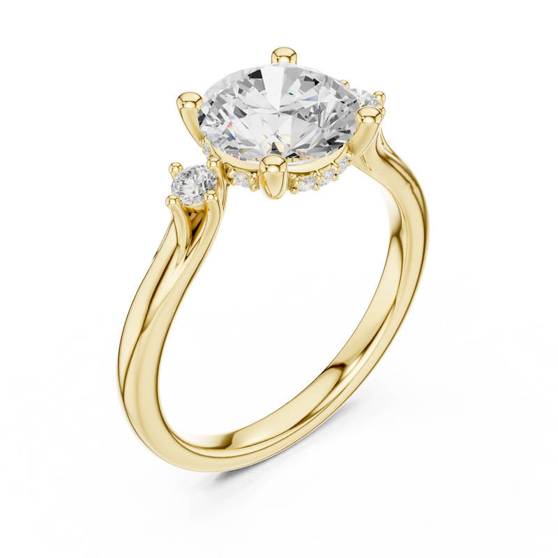 Ladies Ring DDLR-975@7 - Yellow Gold - Image