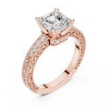 Ladies Ring DDLR-976@7 - Rose Gold - Image