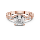 Ladies Ring DDLR-976@7 - Rose Gold - Image