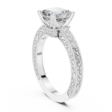 Ladies Ring DDLR-976@7 - White Gold - Image