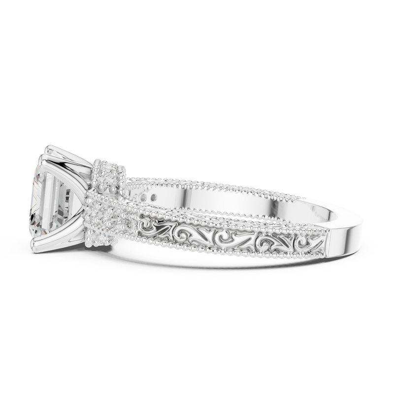Ladies Ring DDLR-976@7 - White Gold - Image