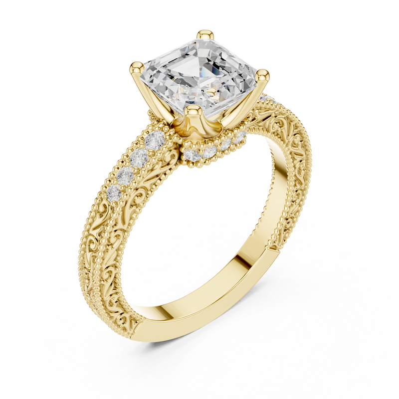 Ladies Ring DDLR-976@7 - Yellow Gold - Image