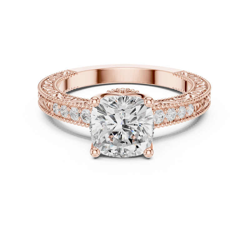 Ladies Ring DDLR-977 - Rose Gold - Image