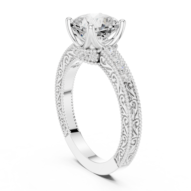 Ladies Ring DDLR-977 - White Gold - Image