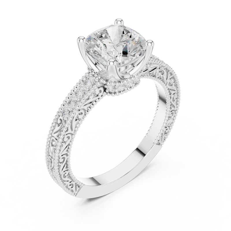 Ladies Ring DDLR-977 - White Gold - Image