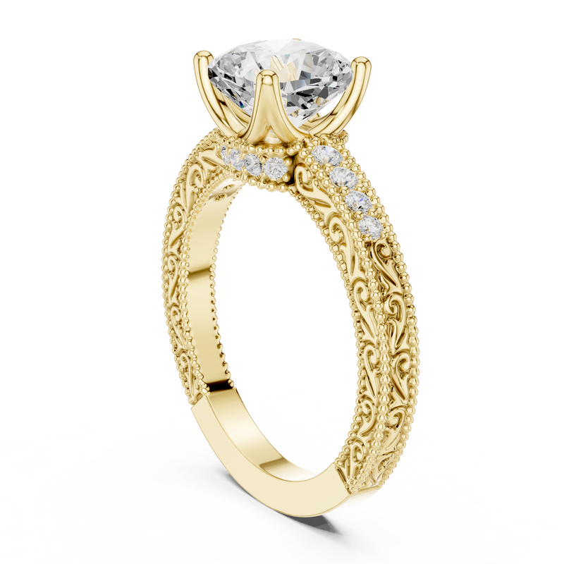 Ladies Ring DDLR-977 - Yellow Gold - Image