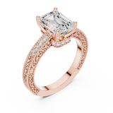 Ladies Ring DDLR-978@7 - Rose Gold - Image