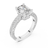 Ladies Ring DDLR-978@7 - White Gold - Image