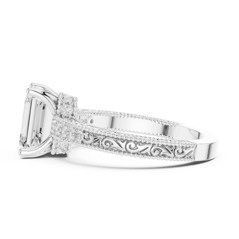 Ladies Ring DDLR-978@7 - White Gold - Image