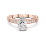 Ladies Ring DDLR-979@7 - Rose Gold - Image