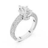 Ladies Ring DDLR-979@7 - White Gold - Image