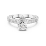 Ladies Ring DDLR-979@7 - White Gold - Image