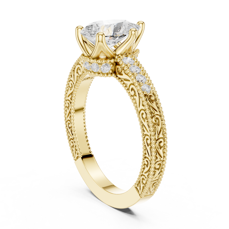 Ladies Ring DDLR-979@7 - Yellow Gold - Image