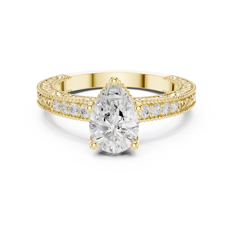 Ladies Ring DDLR-979@7 - Yellow Gold - Image