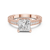 Ladies Ring DDLR-980@7 - Rose Gold - Image