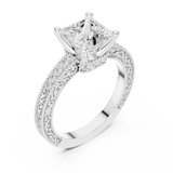 Ladies Ring DDLR-980@7 - White Gold - Image