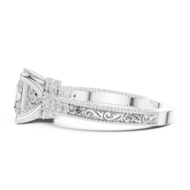 Ladies Ring DDLR-980@7 - White Gold - Image