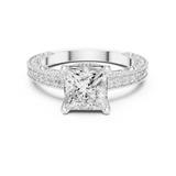 Ladies Ring DDLR-980@7 - White Gold - Image