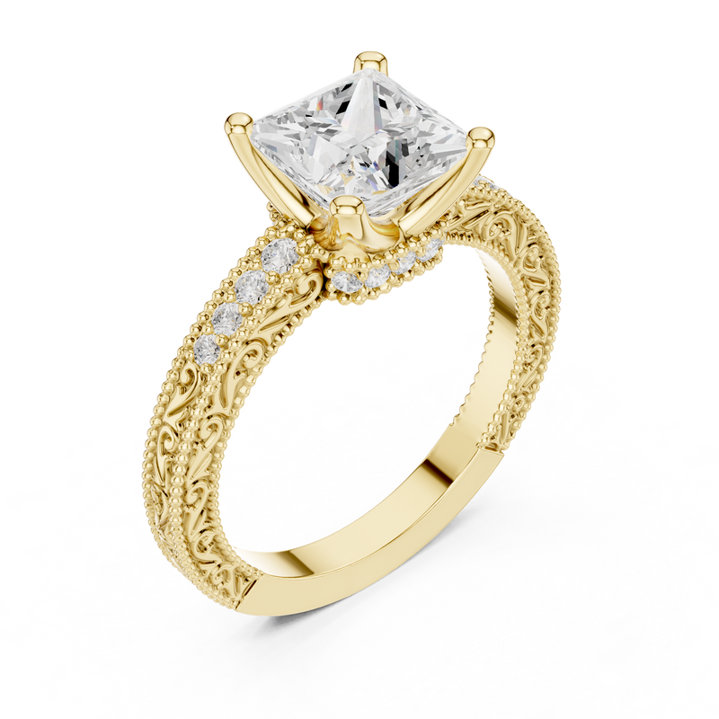 Ladies Ring DDLR-980@7 - Yellow Gold - Image