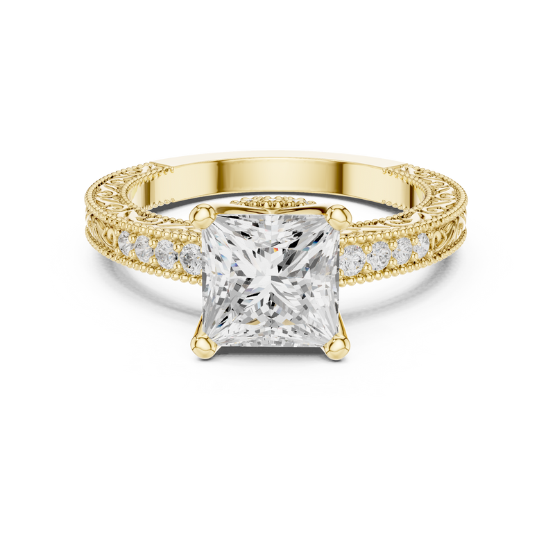 Ladies Ring DDLR-980@7 - Yellow Gold - Image