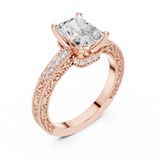 Ladies Ring DDLR-981@7 - Rose Gold - Image