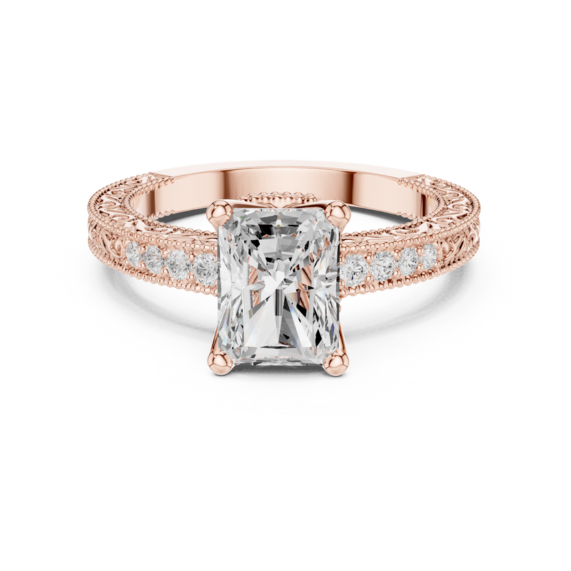 Ladies Ring DDLR-981@7 - Rose Gold - Image