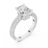 Ladies Ring DDLR-981@7 - White Gold - Image