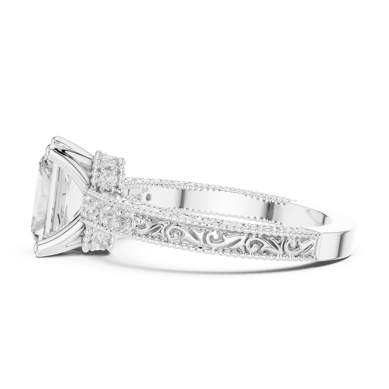 Ladies Ring DDLR-981@7 - White Gold - Image