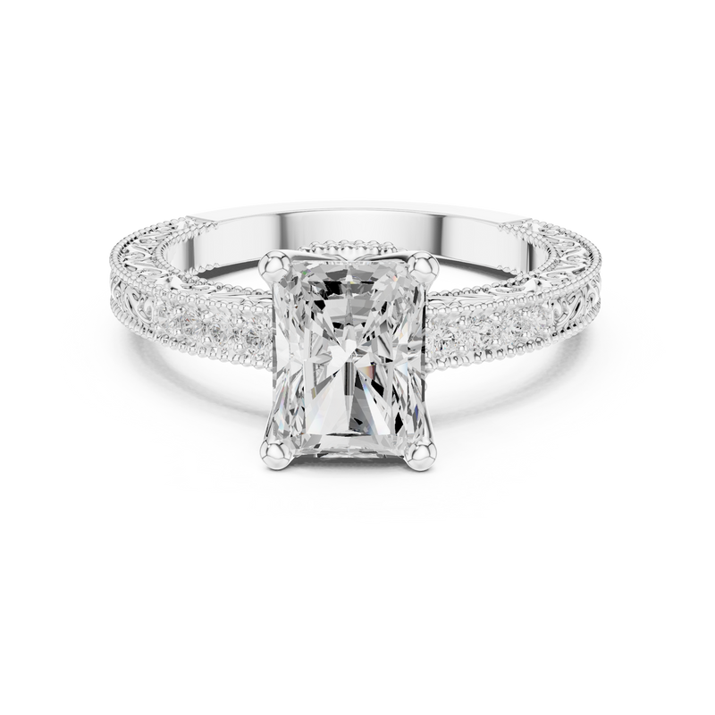Ladies Ring DDLR-981@7 - White Gold - Image
