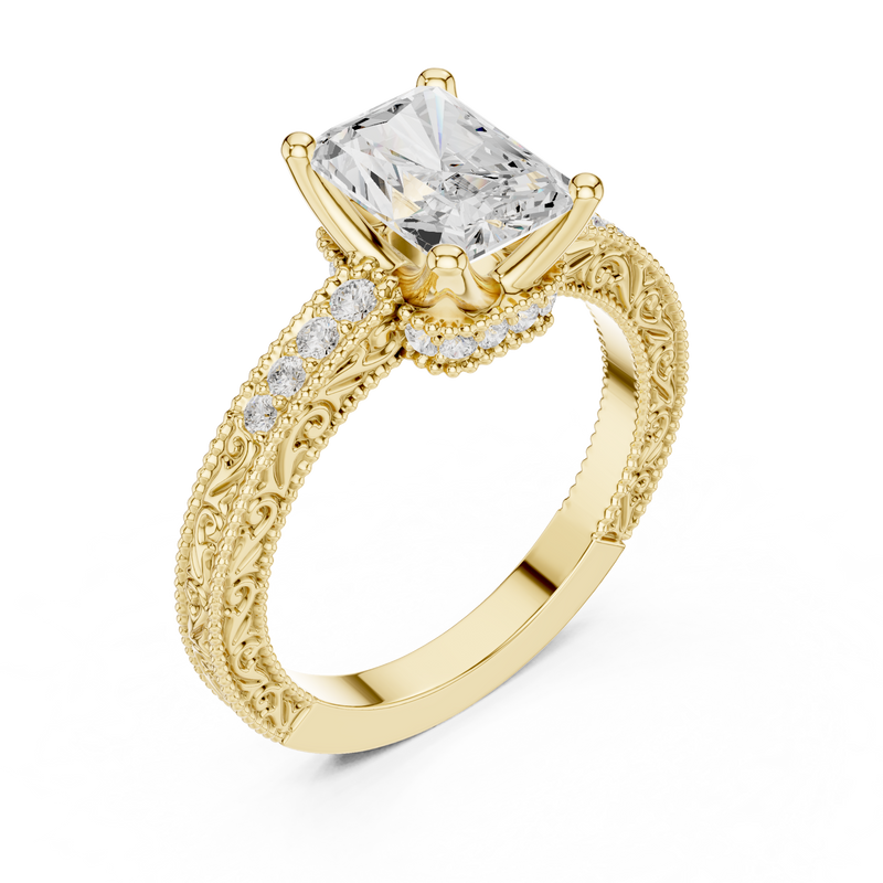 Ladies Ring DDLR-981@7 - Yellow Gold - Image