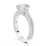 Ladies Ring DDLR-982@7 - White Gold - Image