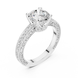 Ladies Ring DDLR-982@7 - White Gold - Image