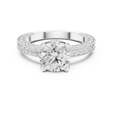 Ladies Ring DDLR-982@7 - White Gold - Image